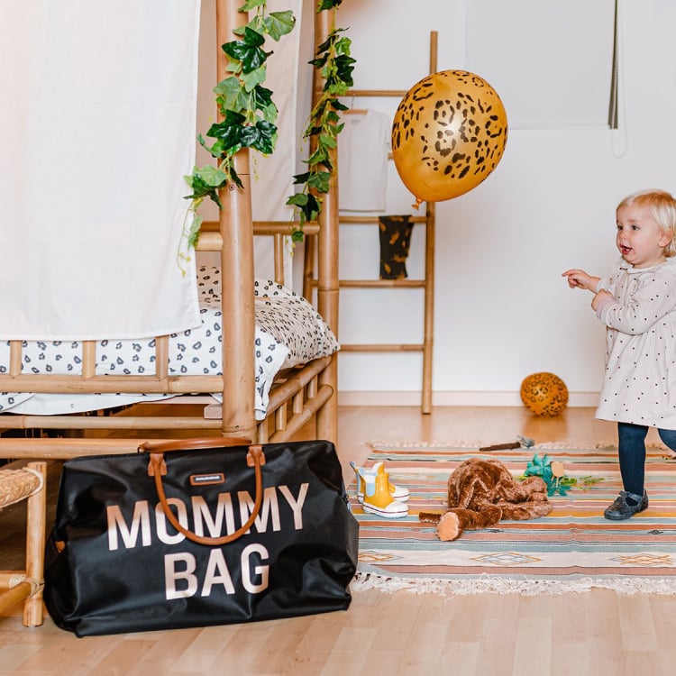 Geanta de infasat Childhome Mommy Bag Negru