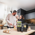 Babymoov Nutribaby XL Mineral Black - consola tactila si panou comanda