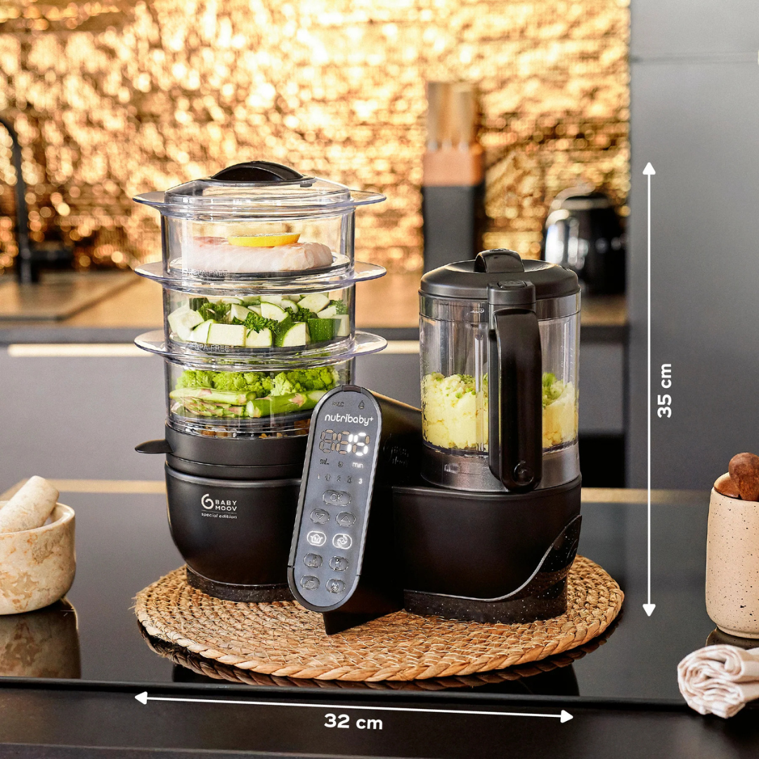 Babymoov Nutribaby XL Mineral Black - blender si bol de amestecare