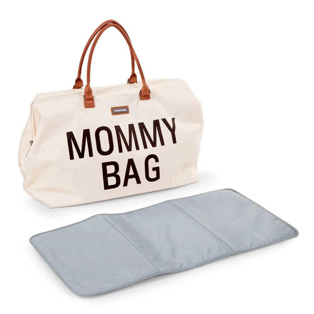 Geanta de infasat Childhome Mommy Bag Ecru