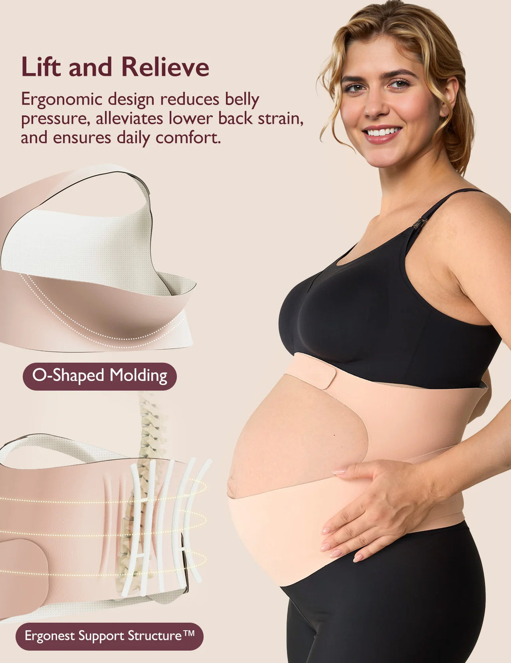 Centura abdominala gravide Momcozy BumpEase