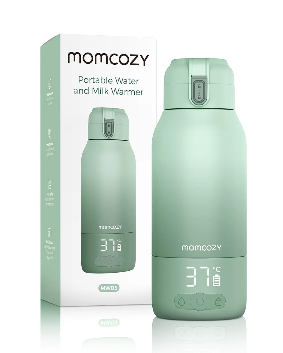 Incalzitor Portabil Lapte Matern si Apa Momcozy 500 ml Incalzire Rapida