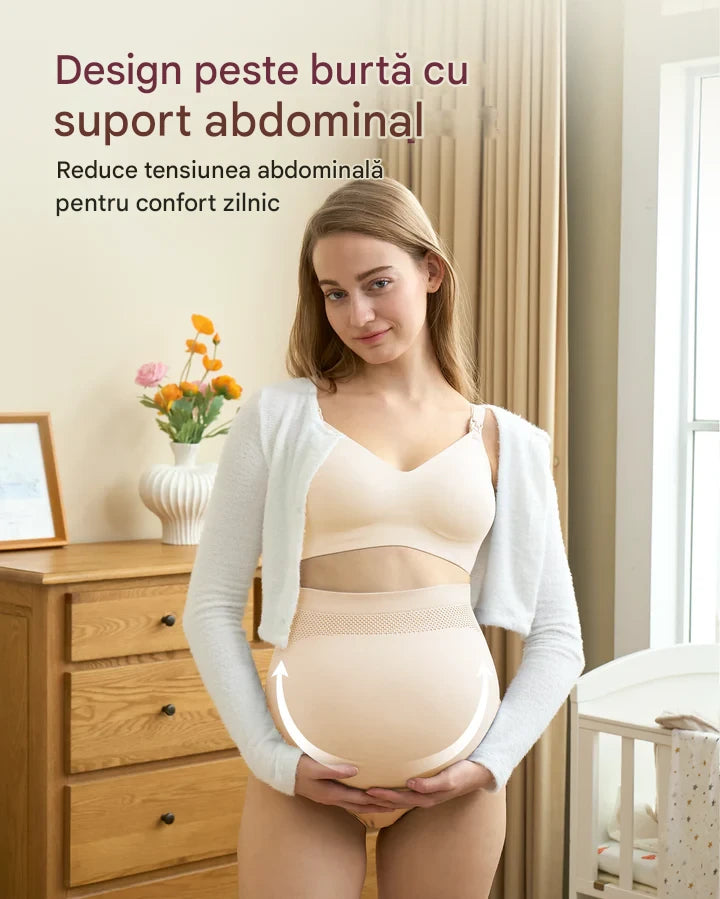 Chiloti maternitate Momcozy - detaliu material elastic