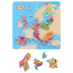 Puzzle din lemn Europa Marionette, 19 piese - imagine 3