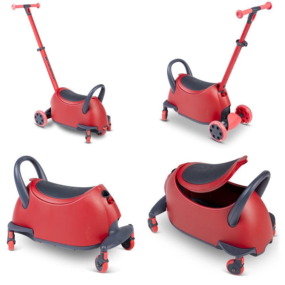 Trotineta 5-in-1 Yvolution Y Glider Luna Red
