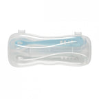 Set 2 lingurite din silicon Beaba cu cutie de transport