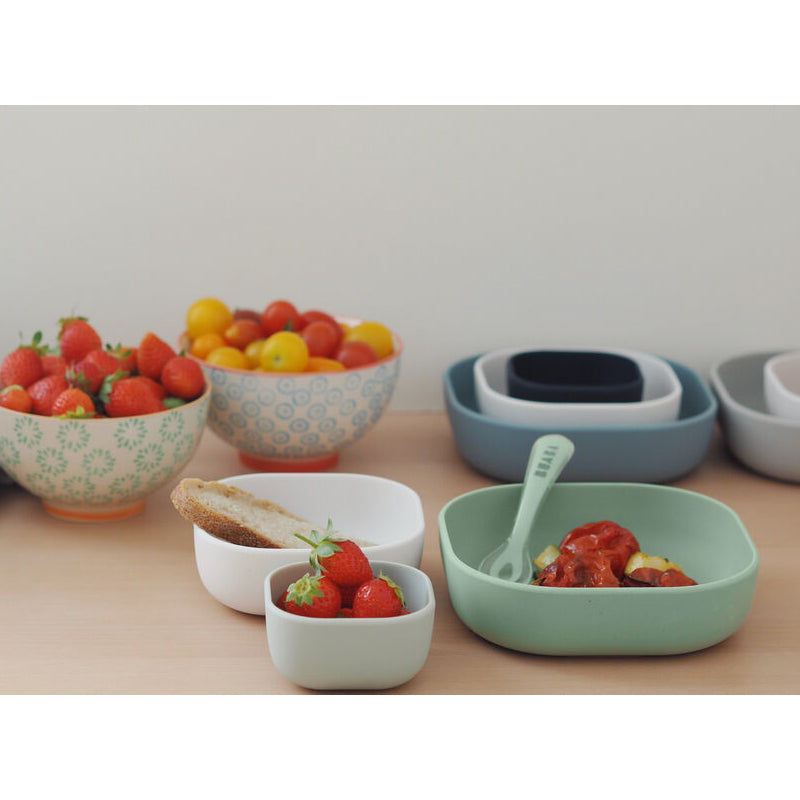 Set 3 boluri din silicon Beaba