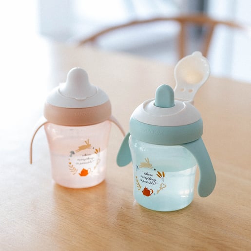 Cana de antrenament cu tetina Suavinex Wonderland 200 ml