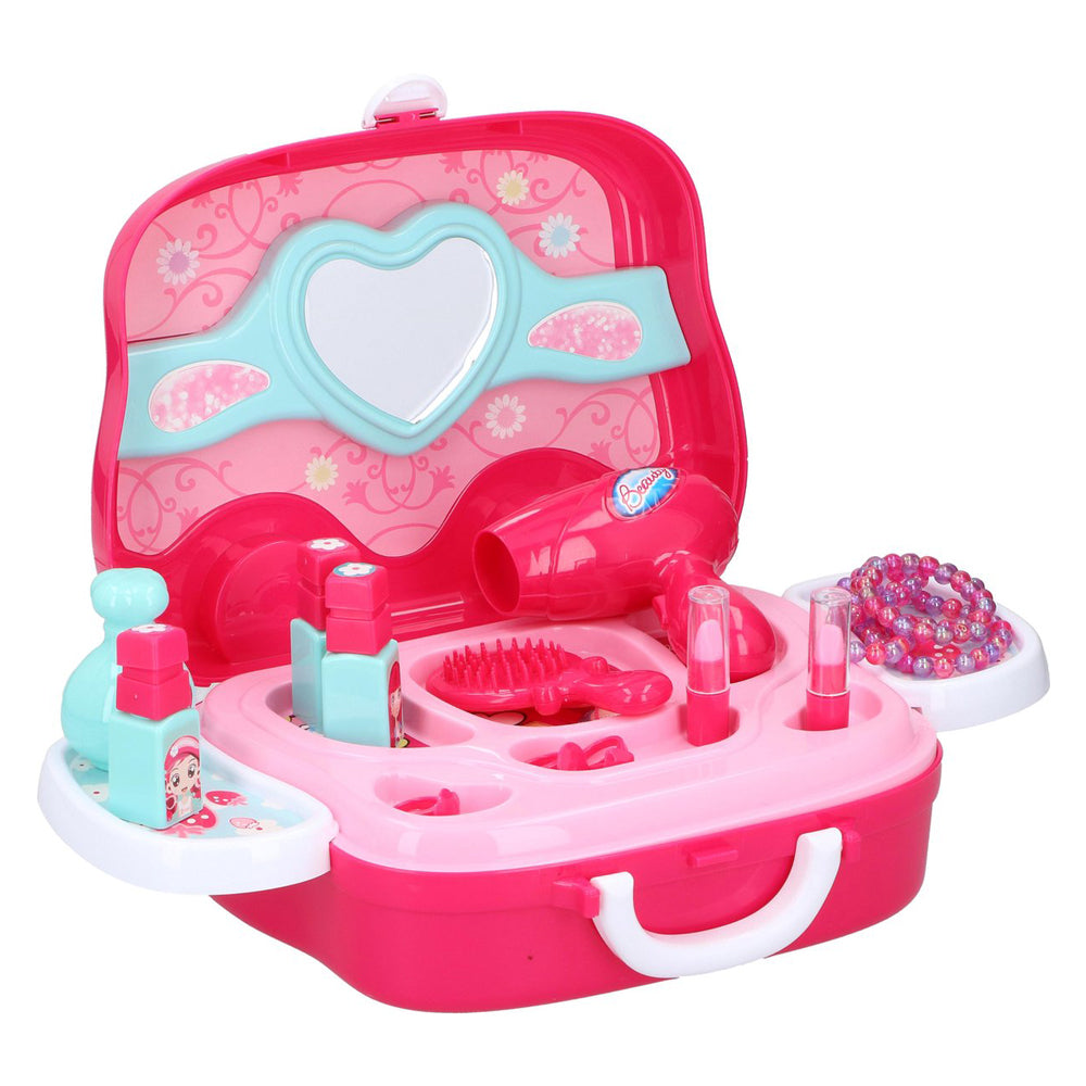 Set infrumusetare Eddy Toys cu uscator de par si accesorii pentru fetite 4 ani+