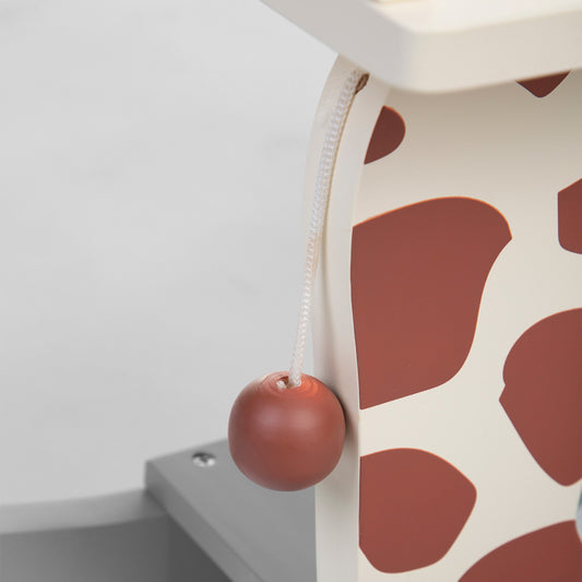 Balansoar Childhome Girafa 12-30 Luni MDF Ecru Gri Echilibru Coordonare