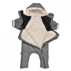 Combinezon Red Castle T-zip, 6-12 luni, gri - imagine 2