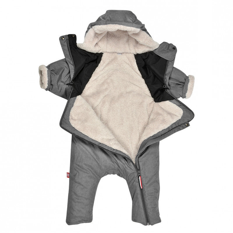Combinezon Red Castle T-zip, 6-12 luni, gri - imagine 2