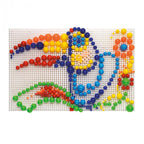 Joc mozaic Quercetti Fantacolor Modular 2 – mozaic cu pasăre pe două plăci