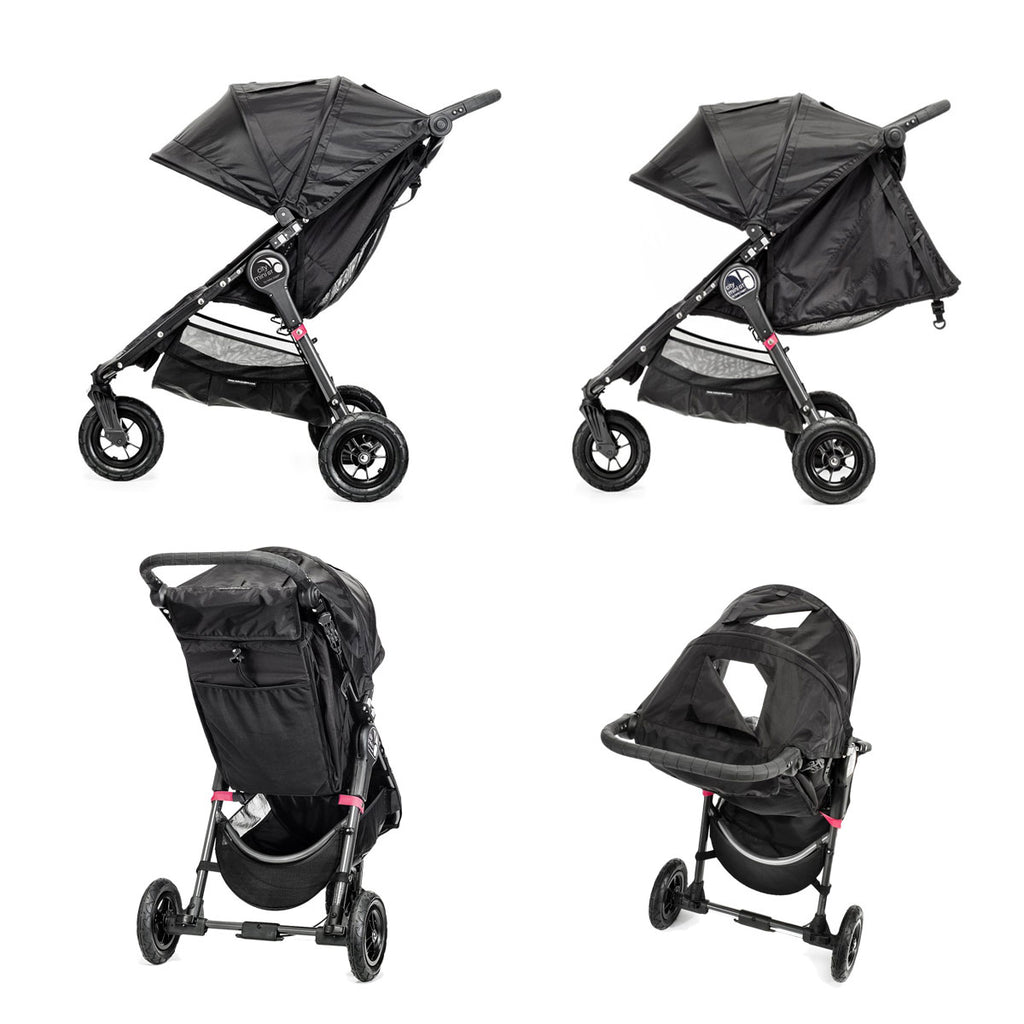Carucior sistem 2 in 1 Baby Jogger City Mini GT Black