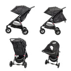 Carucior sistem 2 in 1 Baby Jogger City Mini GT Black