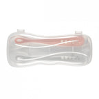 Set 2 Lingurite Silicon BPA Free Beaba - Roz