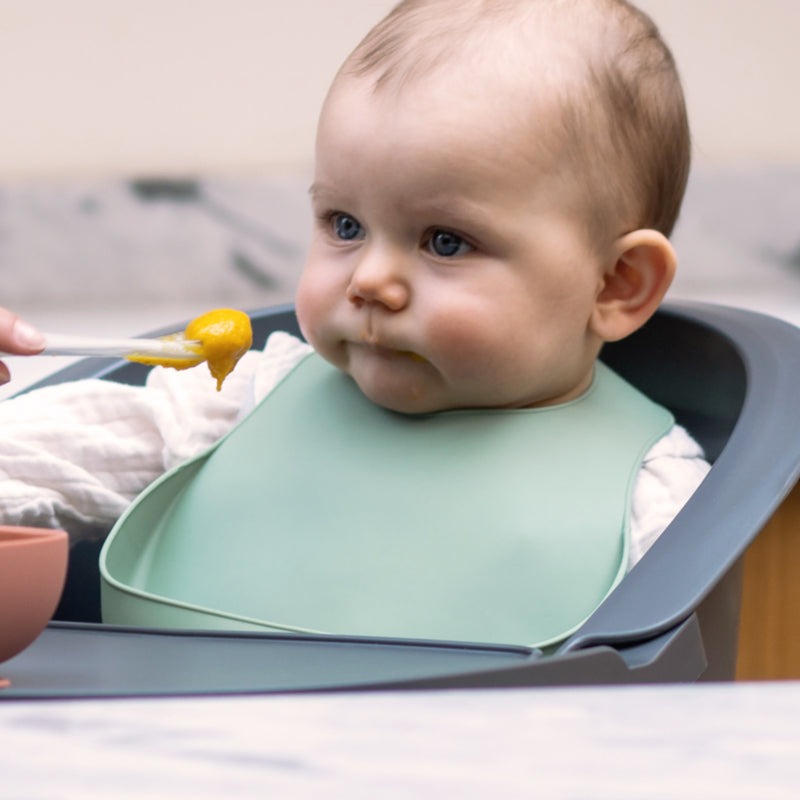 Set 2 Bavete silicon Beaba Light Mist Sage Green