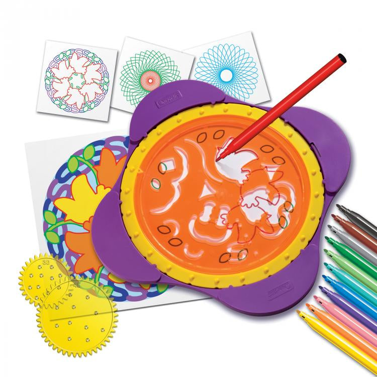 Set desen Quercetti Spirogiro Mandala – bază, șabloane, carioci și exemple de desene