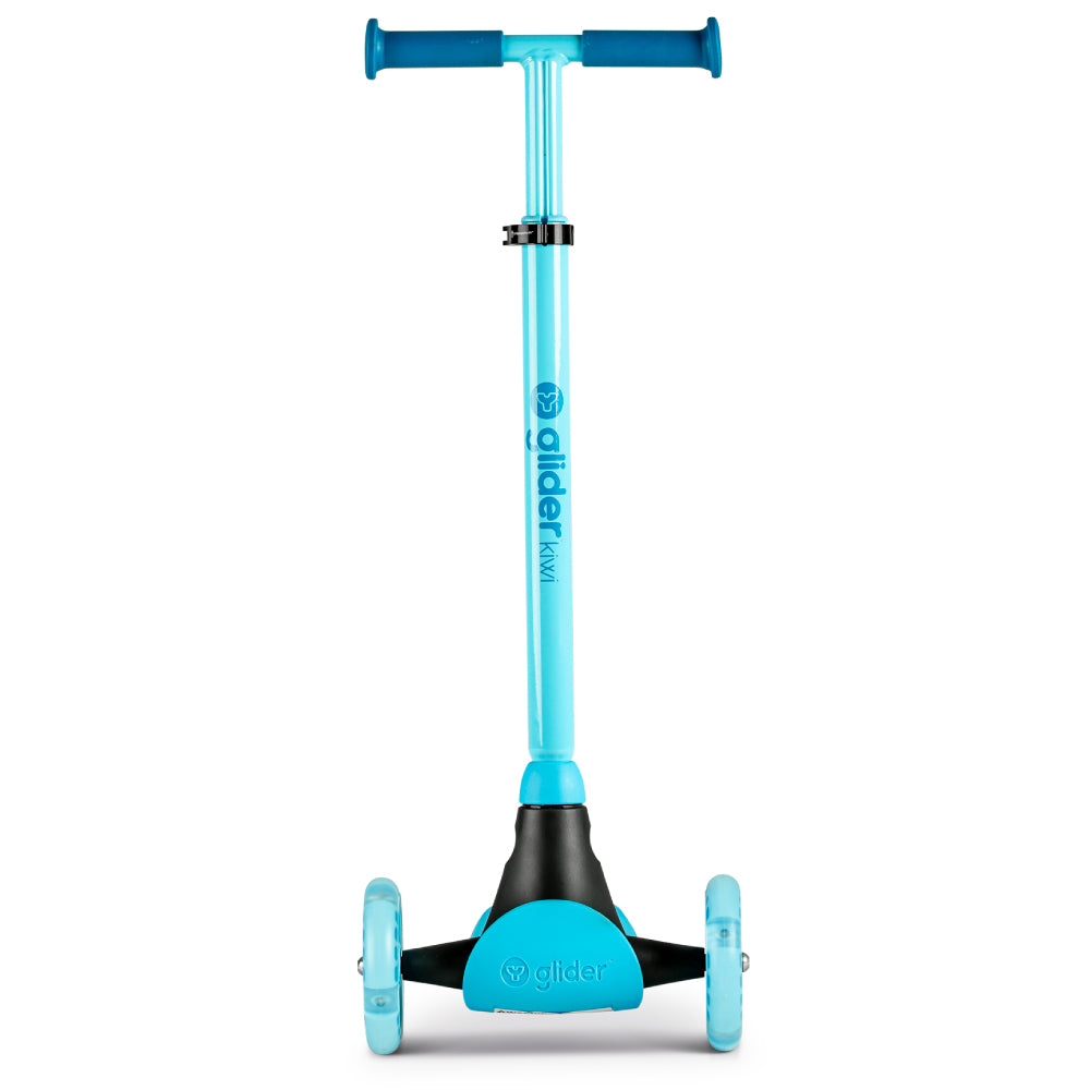 Trotineta cu 3 roti Yvolution Y Glider Kiwi cu LED 3-8 ani