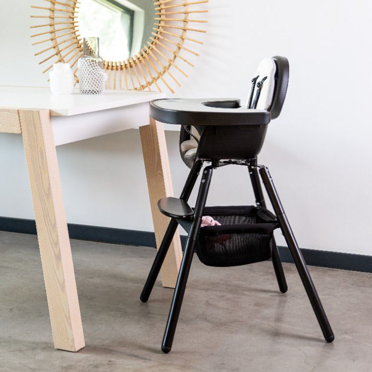 Cos accesorii pentru scaun de masa Childhome Evolu, Negru