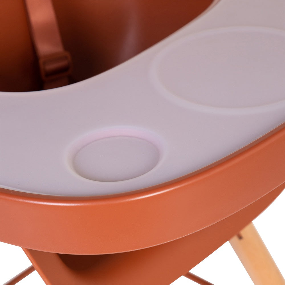 Tavita scaun de masa Childhome Evolu cu protectie din silicon
