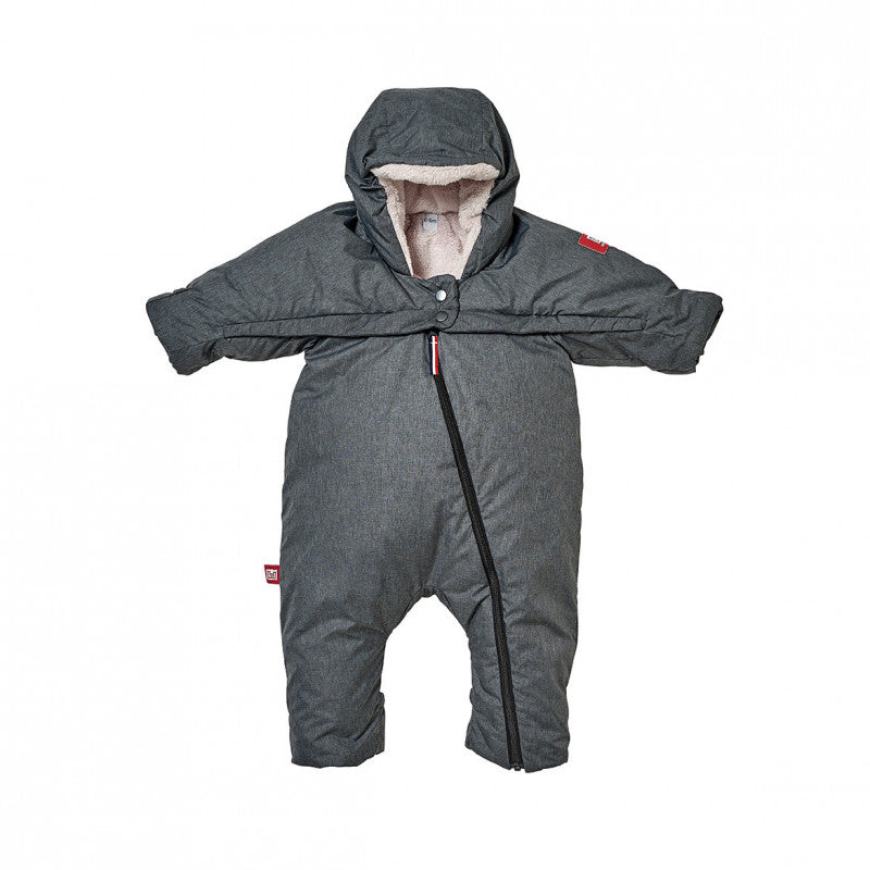 Combinezon Red Castle T-zip, 0-6 luni, gri