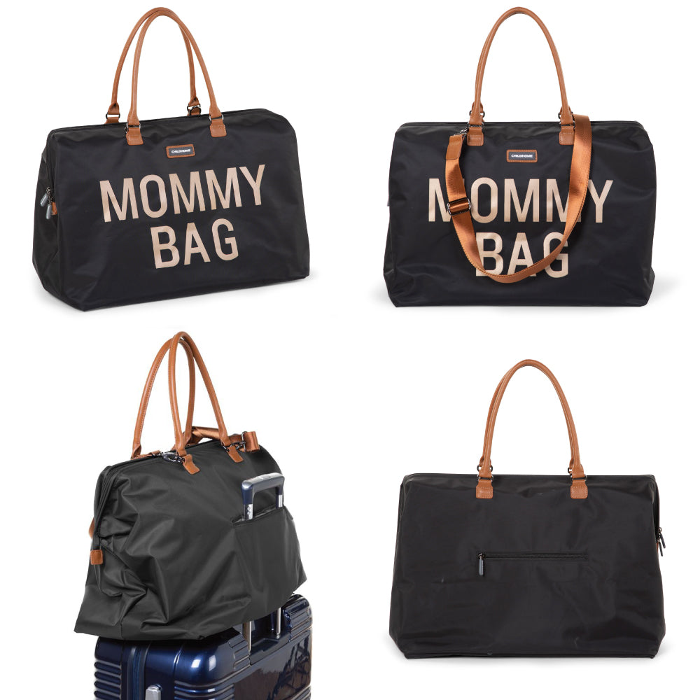 Geanta de infasat Childhome Mommy Bag Negru