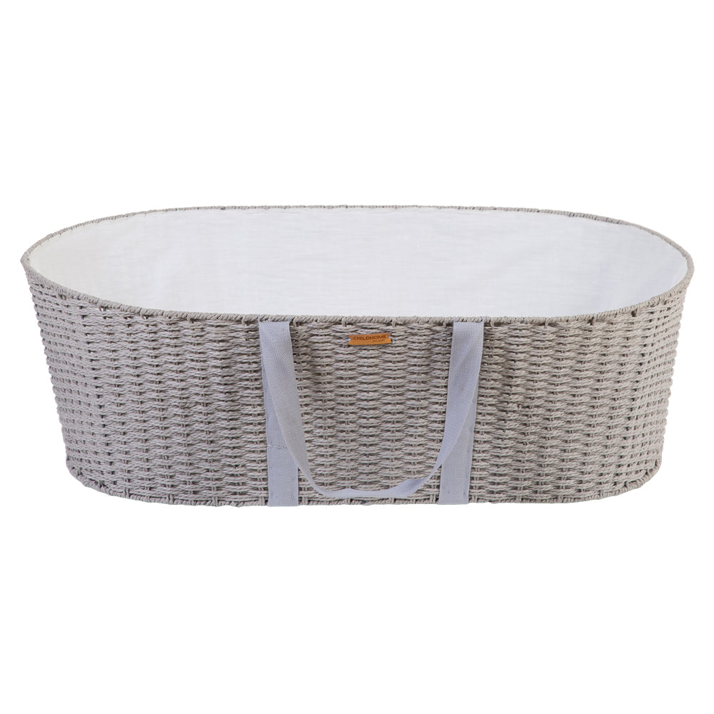 Cos bebe Childhome Moise cu saltea, Gri