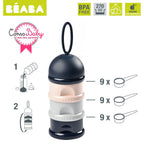 Recipient lapte praf Beaba cu 3 compartimente