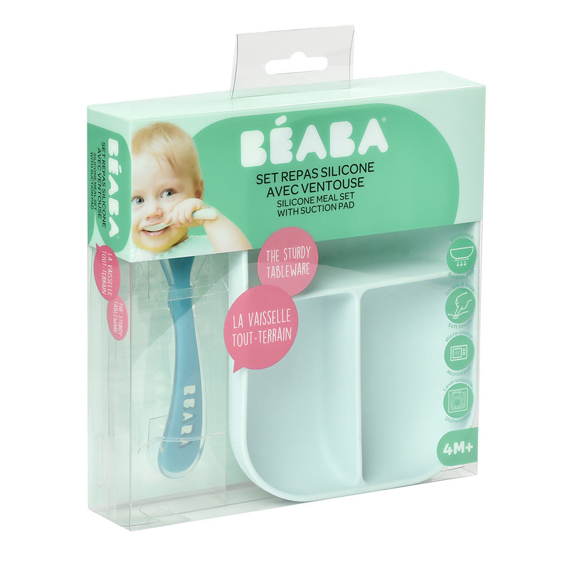 Set de masa silicon Beaba 2 piese