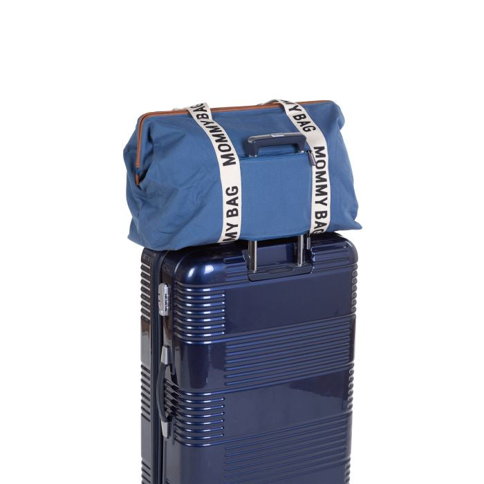 Geanta de infasat Childhome Mommy Bag Signature Indigo