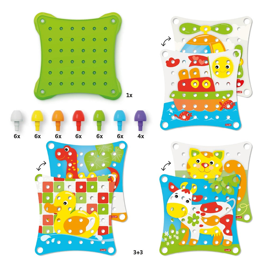 Quercetti Jumbo Peggy Evo Primul Mozaic