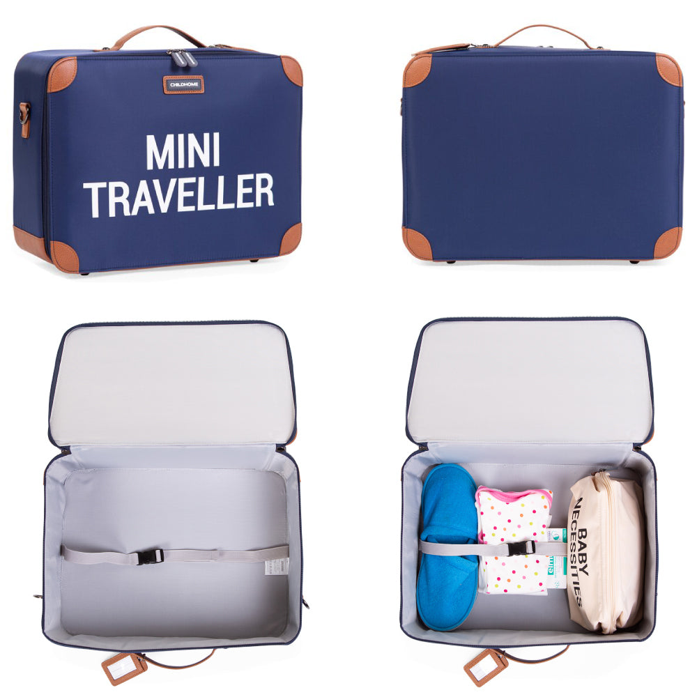Valiza pentru copii Childhome Mini Traveller Bleumarin