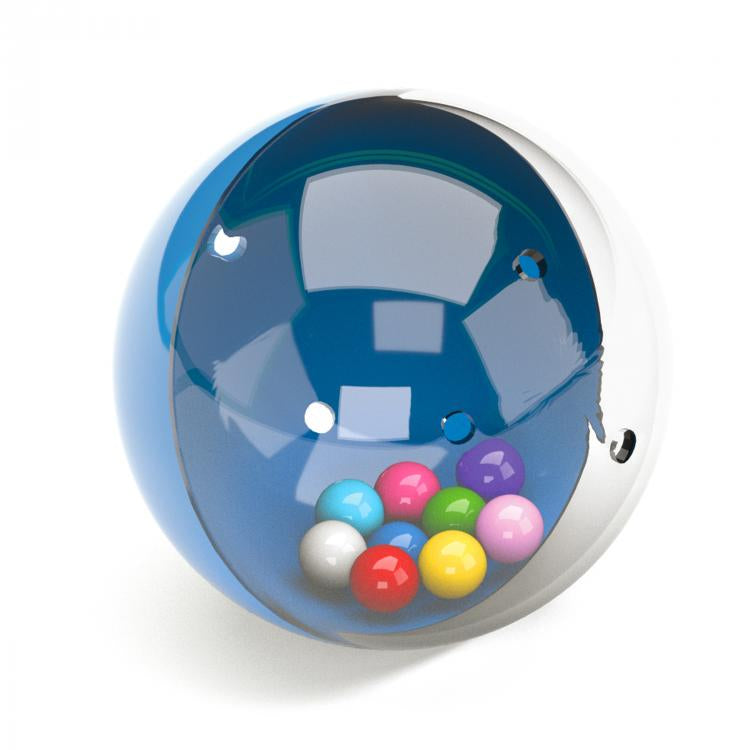 Pista cu bile Quercetti Migoga Junior Basic – bilă transparentă cu piese colorate în interior