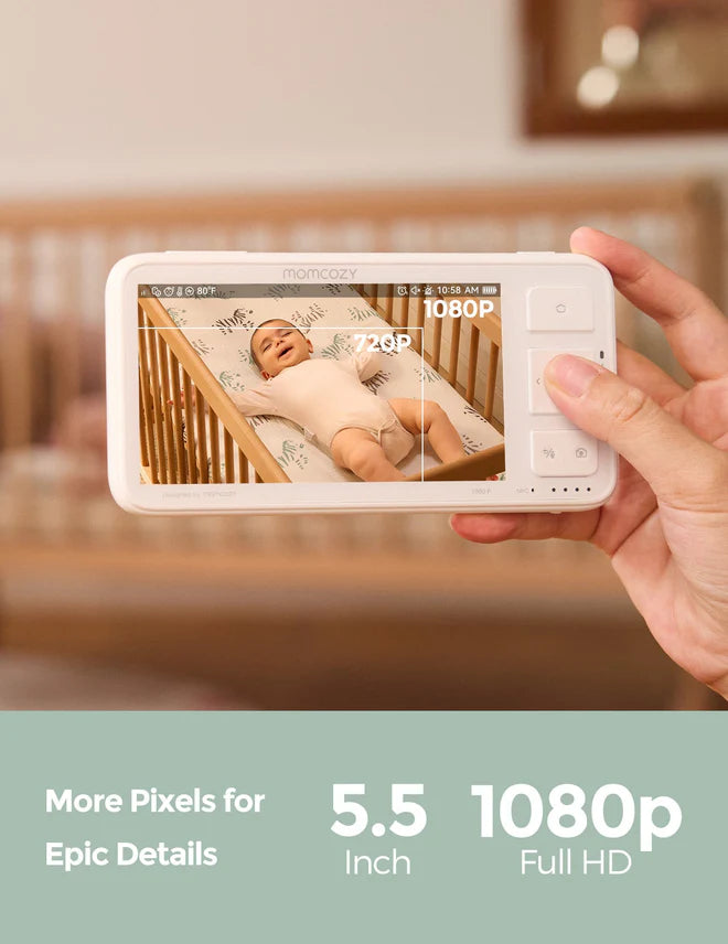 Baby monitor video Momcozy BM03 5,5 inch fara WiFi