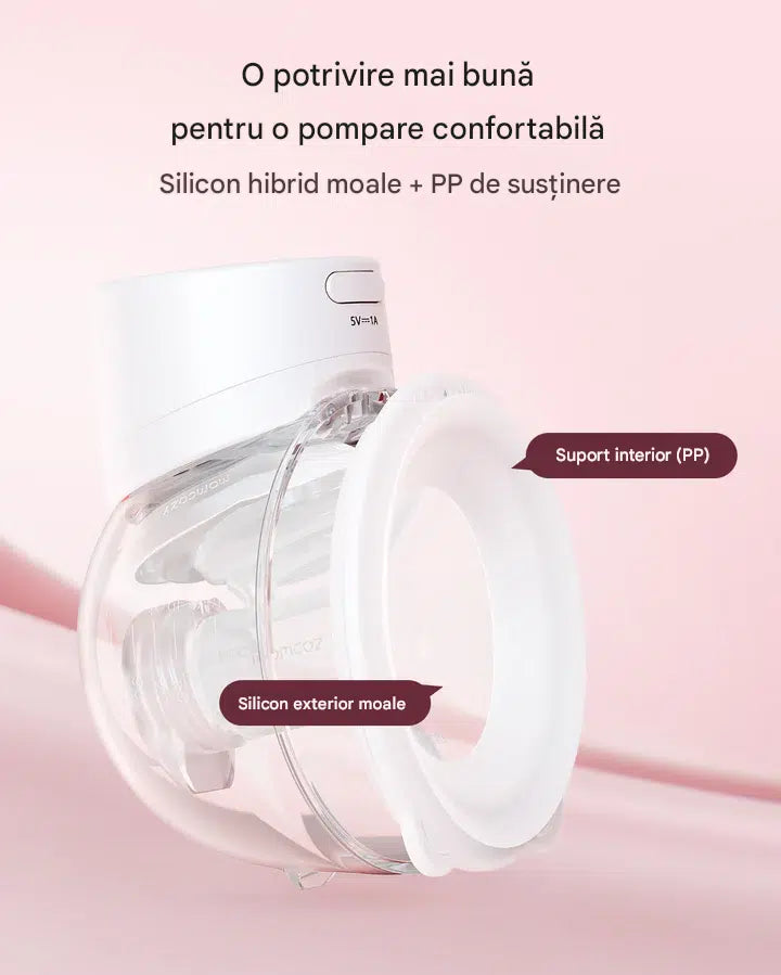 Pompa de san Momcozy S12 Pro Quick Dubla, Roz