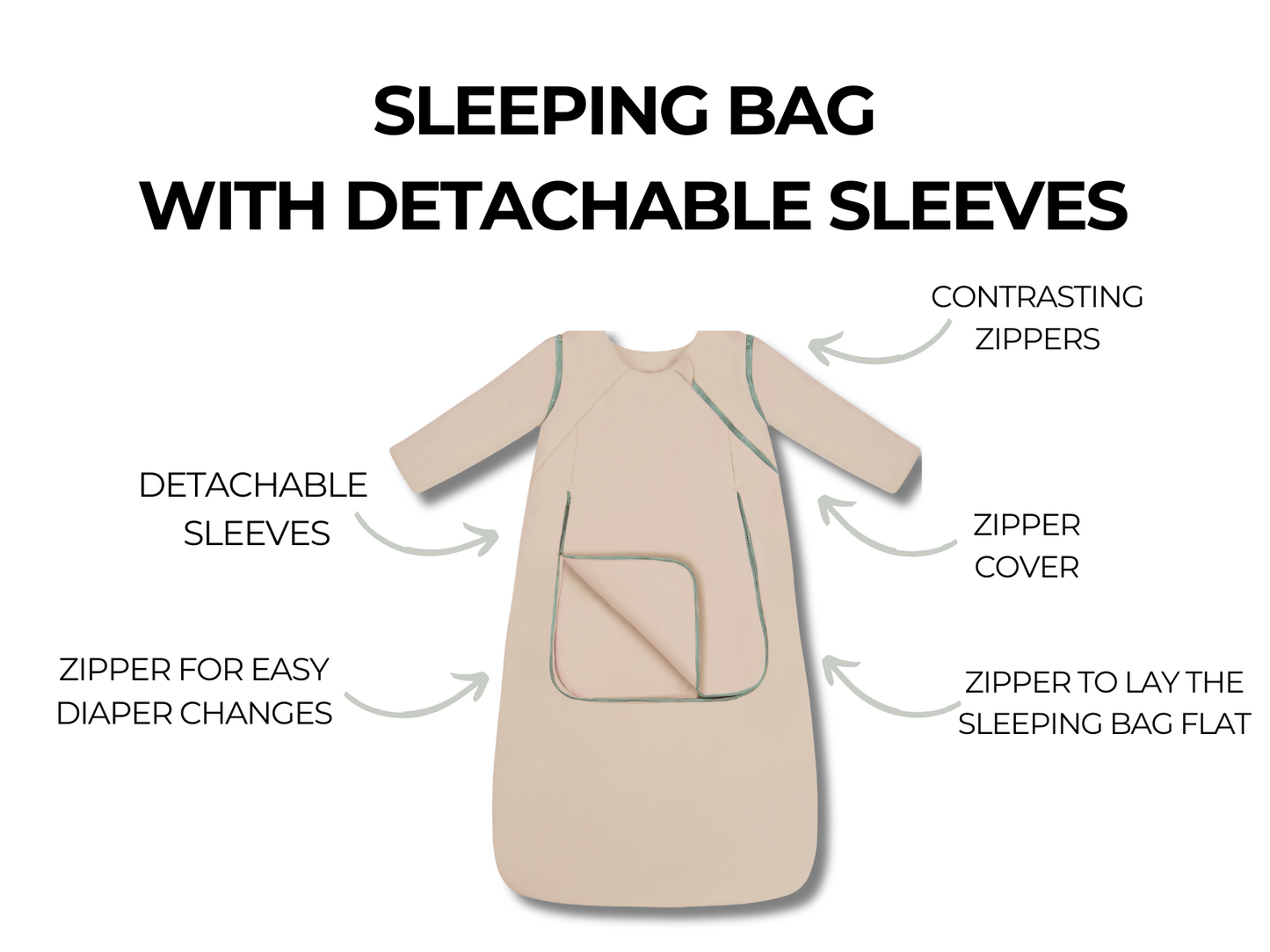 Sac Bumbac de dormit bebe 2,5 TOG Sleepee