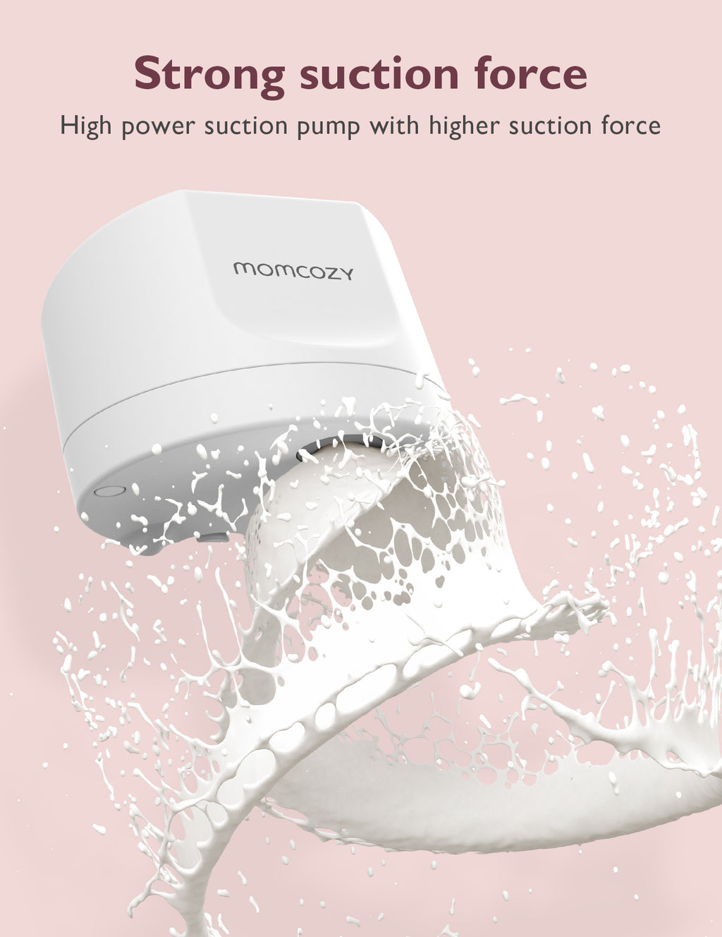 Pompa de san Momcozy S12 Pro Single, Alb-Roz