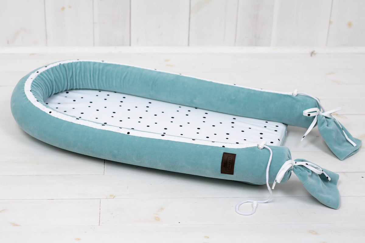 Baby Nest Velvet Premium Royal Baby Ocean Mint Sleepee