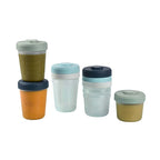 Set 8 recipiente pentru hrana Beaba 4 x 150 ml, 4 x 250 ml
