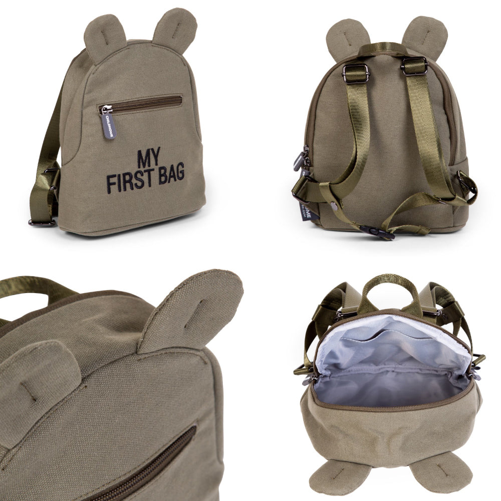 Rucsac pentru copii Childhome My First Bag Kaki
