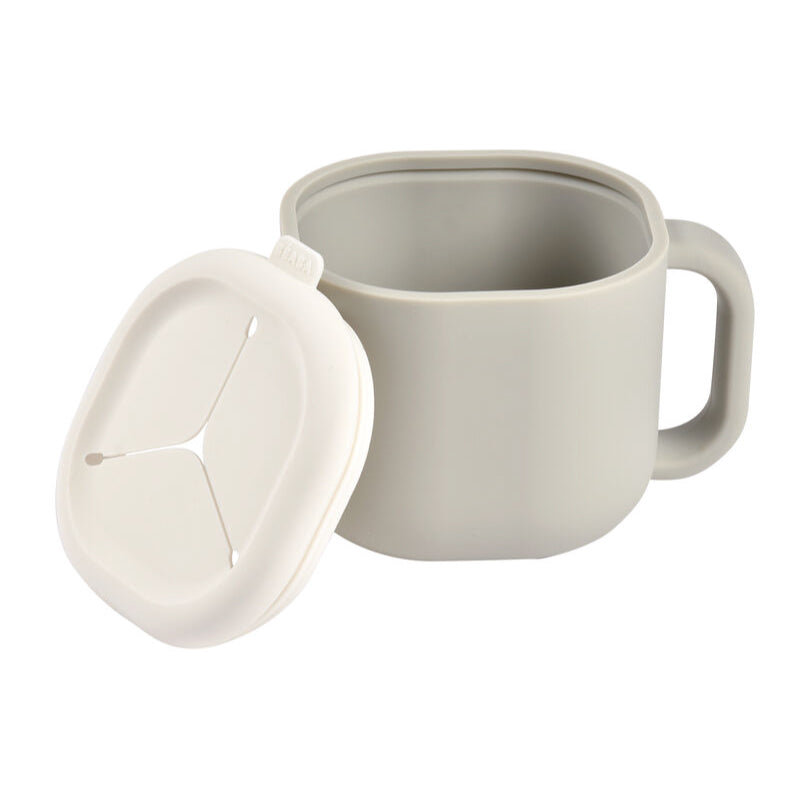 Recipient silicon pentru gustari Beaba Velvet Grey