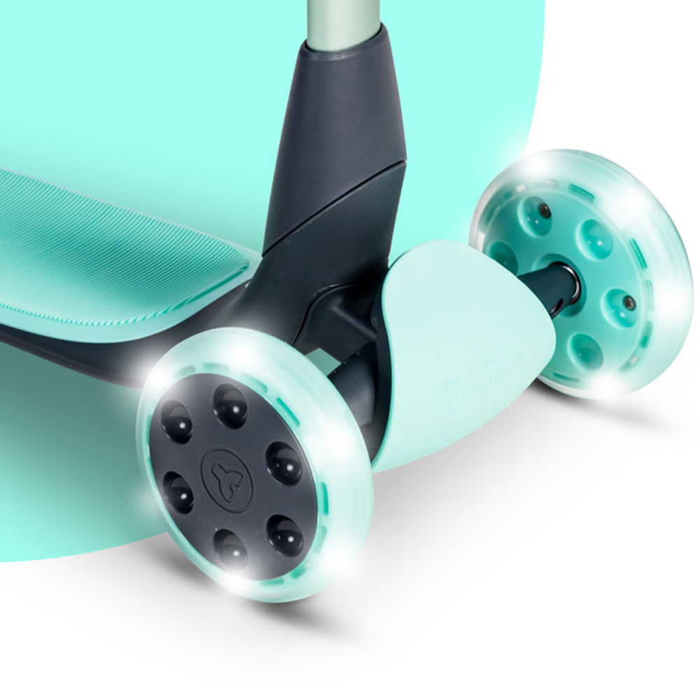 Trotineta cu 3 roti Yvolution Y Glider Nua pliabila cu LED 3-10 ani