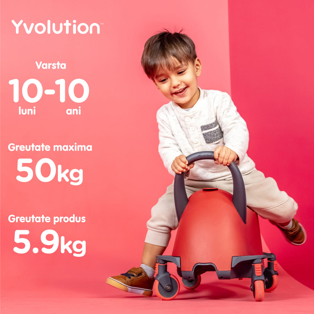Trotineta 5-in-1 Yvolution Y Glider Luna Red
