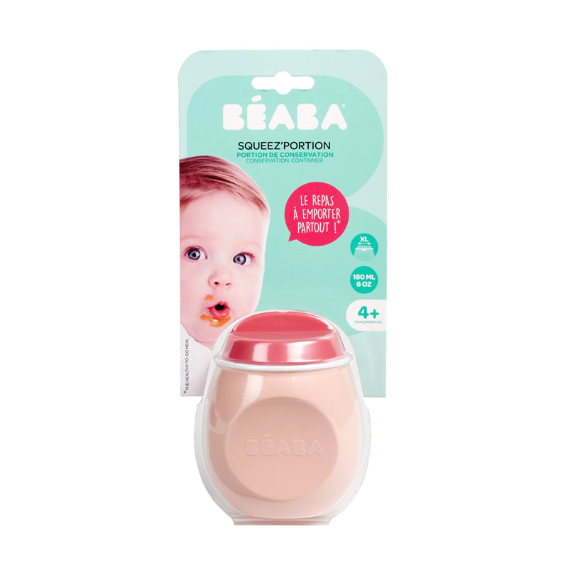 Recipient din silicon Beaba Squeez 180 ml
