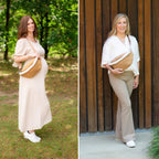 Geanta Childhome Banana On The Go aspect piele intoarsa Bej