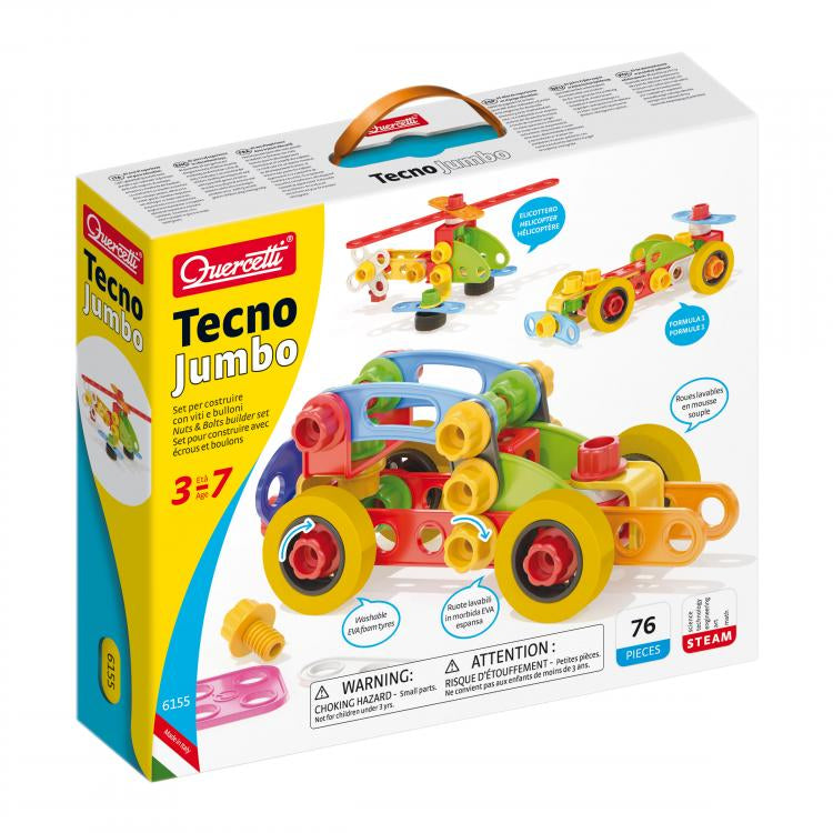 Set constructie Quercetti Tecno Jumbo – cutia Tecno Jumbo