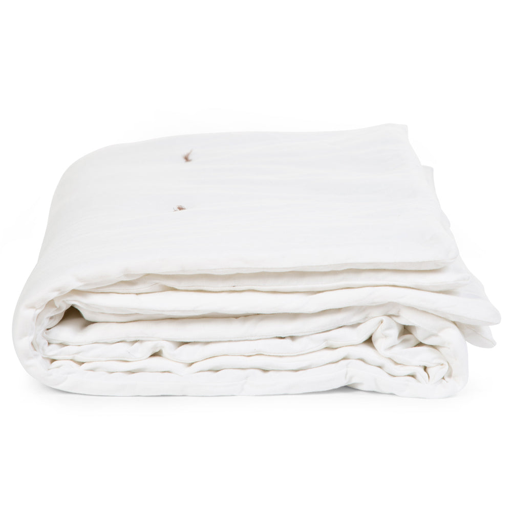 Patura matlasata Childhome 140x100 cm Jerse, Ecru