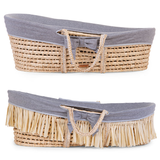 Husa Cos bebe Childhome Moise, Jerse Gri