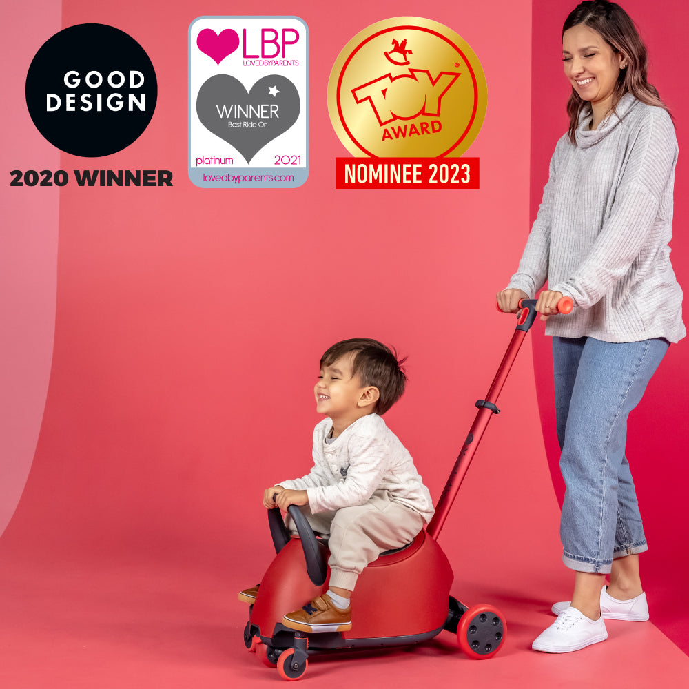 Trotineta 5-in-1 Yvolution Y Glider Luna Red